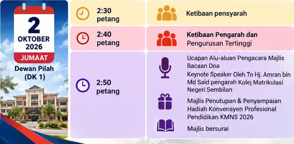 atur cara penutup konvensyen 2026